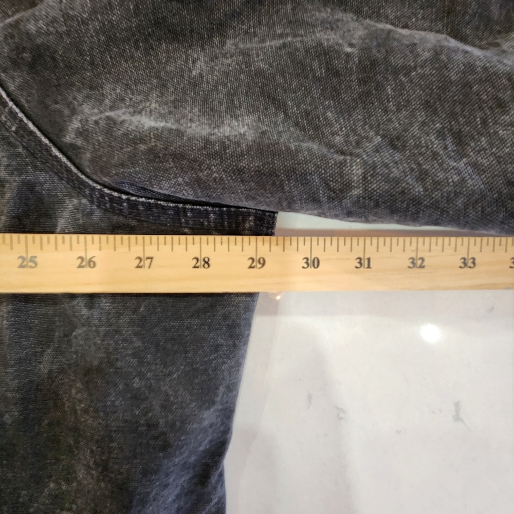 Vintage Carhartt Sherpa-Lined Ridge Jacket Canvas Faded Black C61 DKB Men’s 2XL - Picture 11 of 15